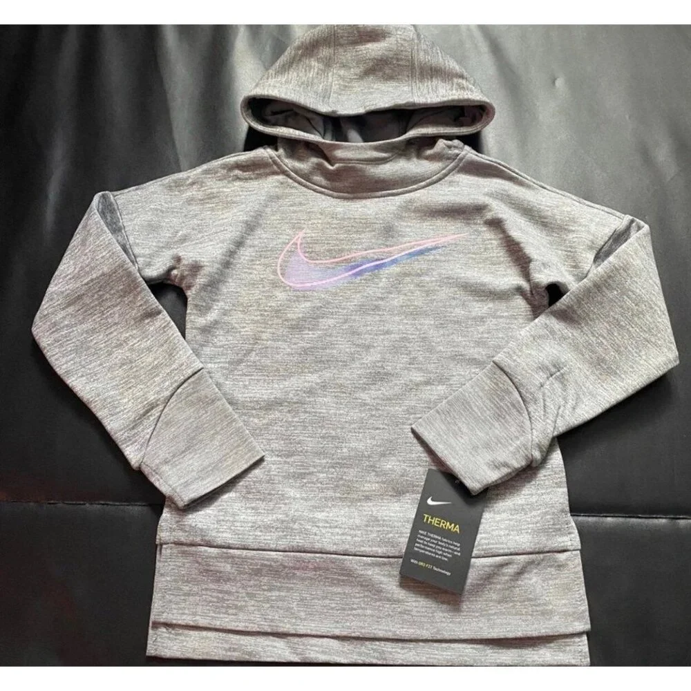 NWT Nike Metallic Hoodie & Leggings Set Girls Size 6